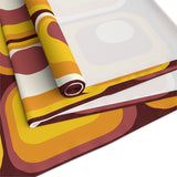 Retro 70s Table Runner - Midcentury Modern Home Decor