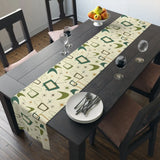 1950s 60s Retro Table Runner in 2 Sizes - Midcentury Home Decor - retro table linen
