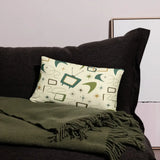 1960s Atomic Retro Pattern Premium Throw Pillow - retro pillow