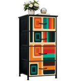 1960s Retro Dresser: Midcentury Modern Lightweight Fabric Cabinet - One Size - retro dresser
