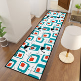 Atomic Cats Midcentury Runner Rug – Retro 50s 60s Vintage Patterns
