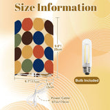 70s Retro Wall Sconces Set –  Smart LED, Multicolor Dots