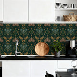 Nordic Self-Adhesive Wall Panel Kit – Waterproof Folkloric Tiles