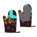 Retro Wooden Folding Side Tables Set of 4 – TV Trays with Storage Stand