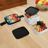 Reusable Stackable Bento Box – Retro 60s Midcentury Lunch Container