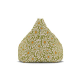 Bold 70s RETRO DAISIES Canvas Bean Bag Chair Cover Midcentury in 2 Sizes