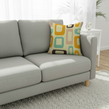 70s Midcentury Pillow Cover – Retro Pattern Decorative Cushion