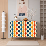 Mid Century Decor Cabinet – Retro Wooden Storage with Hairpin Legs