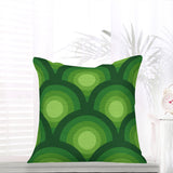 70s Retro Peacock Pillow Cover – Soft Cotton Blend Cushion Case