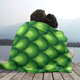 70s Retro Peacock Eye Flannel Throw – Mid Century Modern Bed Blanket