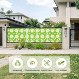 70s Daisies Fence Cover – Retro Waterproof Garden Privacy Screen