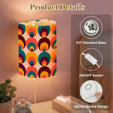 70s Retro Wall Sconces Set –  Smart LED, Multicolor Dots