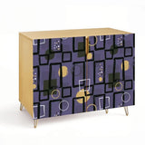 Atomic Midcentury Hairpin Cabinet – 50s Retro Wood Storage for Modern Homes