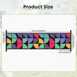 Retro 60s Outdoor Privacy Screen – Waterproof Fence Patio & Balcony