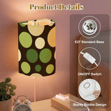 70s Retro Wall Sconces Set –  Smart LED, Green Dots