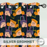 Retro Atomic Pattern Blackout Curtains: Mid-Century Modern Drapes