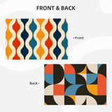 Reversible Midcentury Placemats – Double Sided Reusable Table Mats