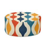70s Style Inflatable Ottoman – Midcentury Modern Lounge Seat