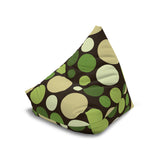 Bold Polka Dots 70s Floor Bean Bag Cover – Midcentury Modern Retro