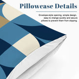 60s Geometric Retro Pattern Duvet Cover Set: Midcentury Modern Bedding