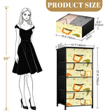 4-Drawer Retro Dresser: 1960s Design Midcentury Modern Storage