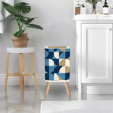 Nordic Retro Bauhaus Trash Can with Lid, Mid Century Modern Decor