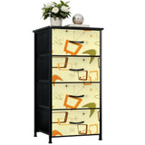 4-Drawer Retro Dresser: 1960s Design Midcentury Modern Storage - One Size - retro dresser