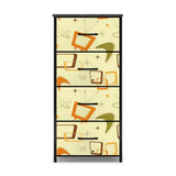 4-Drawer Retro Dresser: 1960s Design Midcentury Modern Storage - One Size - retro dresser
