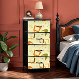 4-Drawer Retro Dresser: 1960s Design Midcentury Modern Storage - One Size - retro dresser
