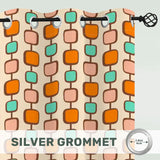 60s Retro Pattern Blackout Curtains - Midcentury Modern Home