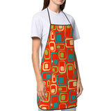 Retro Midcentury Apron with Front Pocket – Vintage Kitchen Style