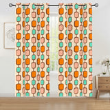 60s Retro Pattern Blackout Curtains - Midcentury Modern Home