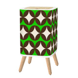 Scandi Retro Trash Can with Lid, Mid Century Modern Home Decor