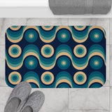 70s Retro Wall Sconces Set – Midcentury Style Linen Shade, Smart LED