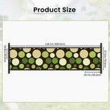 Mid-Century Outdoor Privacy Screen – Retro Bubbles Balcony Cover
