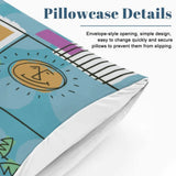50s Pattern 3 pcs Duvet Cover Set Set: Retro Midcentury Bedding - retro bedding