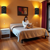 50s Retro Wall Sconces Set – Smart LED Stars Celestial - retro wall sconces