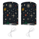 50s Retro Wall Sconces Set – Smart LED Stars Celestial - US Plug - retro wall sconces