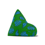 60s Retro Monstera Leaf Bean Bag Chair Cover - Blue Green Midcentury Decor, 2 sizes