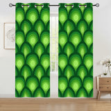 Midcentury Modern Peacock Eye Blackout Curtains: 70s Retro Multi Sizes