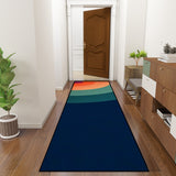 Retro 70s Runner Rug – Midcentury Rainbow Rug Multi Sizes Non-Slip