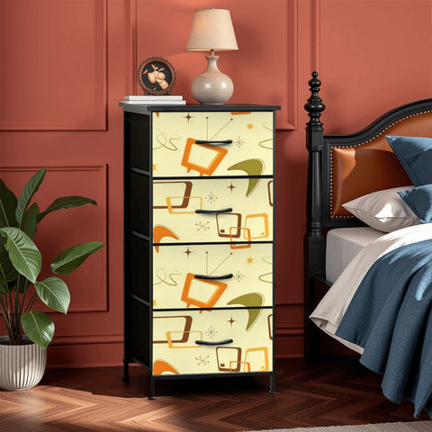 4-Drawer Retro Dresser: 1960s Design Midcentury Modern Storage – VINTARAMA 4-Drawer Retro Dresser: 1960s Design Midcentury Modern Storage – VINTARAMA