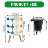 Retro 70s Bubble Design Plant Pot - Midcentury Modern Home Decor