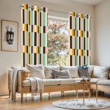 Multi Sizes Blackout Curtains - 60s Retro Pastel Pattern Drapes