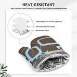 Midcentury 60s Modern Oven Mitts – Heat Resistant Silicone Pair