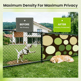 Mid-Century Outdoor Privacy Screen – Retro Bubbles Balcony Cover