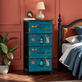 60s Atomic Design Dresser: Retro Midcentury Modern Storage - One Size - retro dresser