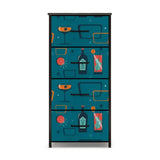 60s Atomic Design Dresser: Retro Midcentury Modern Storage - One Size - retro dresser