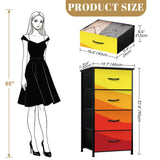 60s Atomic Retro Dresser: Midcentury Modern Steel Frame Fabric Storage Cabinet - One Size - retro dresser