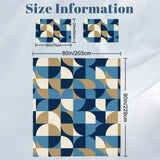 60s Geometric Retro Pattern Duvet Cover Set: Midcentury Modern Bedding - Bedding - retro